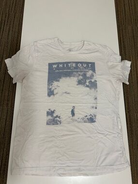PENN STATE 'Whiteout' Graphic Tee with Blue Cloud Print - Men's Casual Shirt